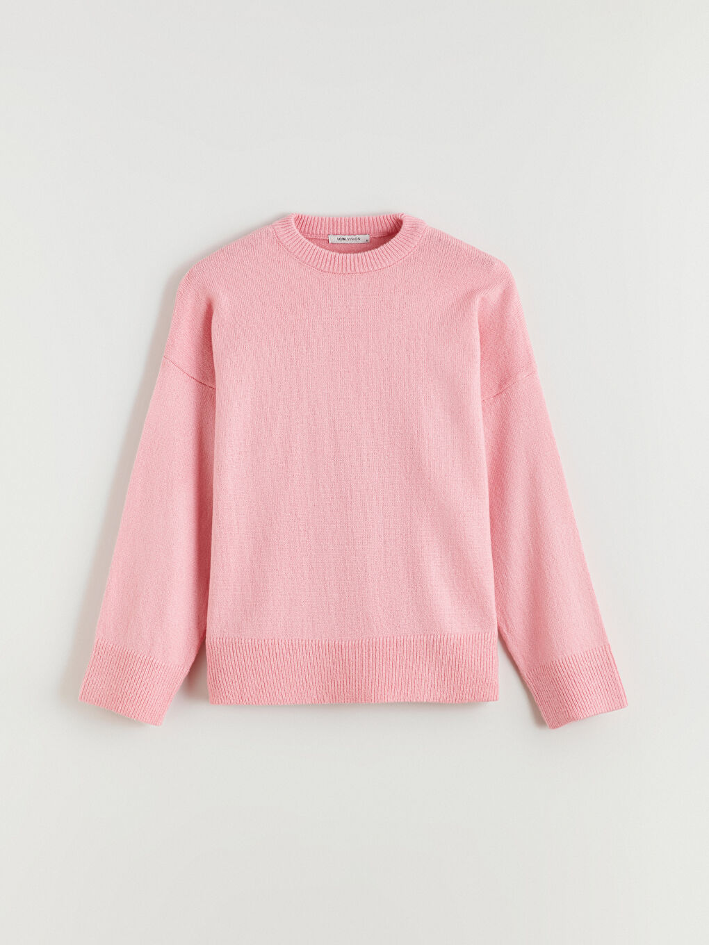 Crew Neck Oversize Women's Knitwear Sweater-4