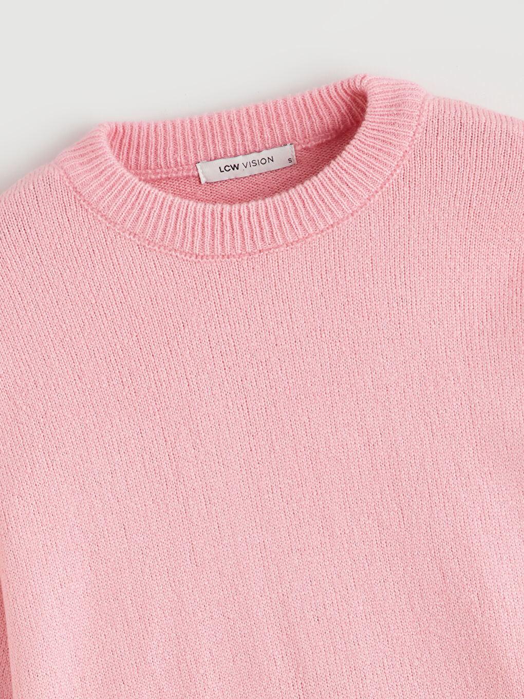 Crew Neck Oversize Women's Knitwear Sweater-5