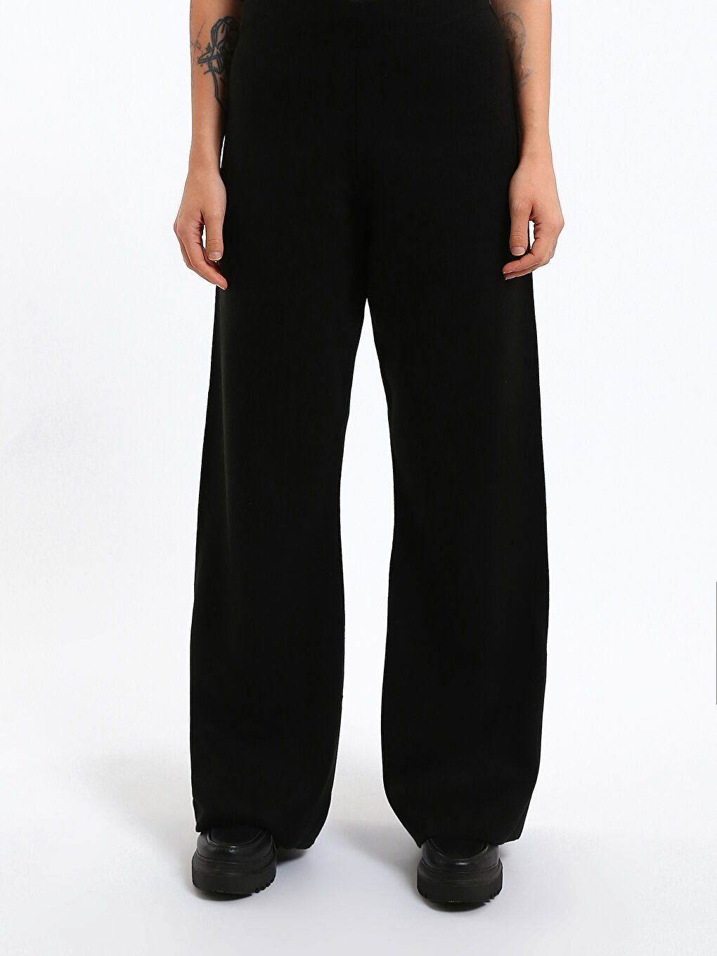 Elasticated Waist Women's Trousers-1