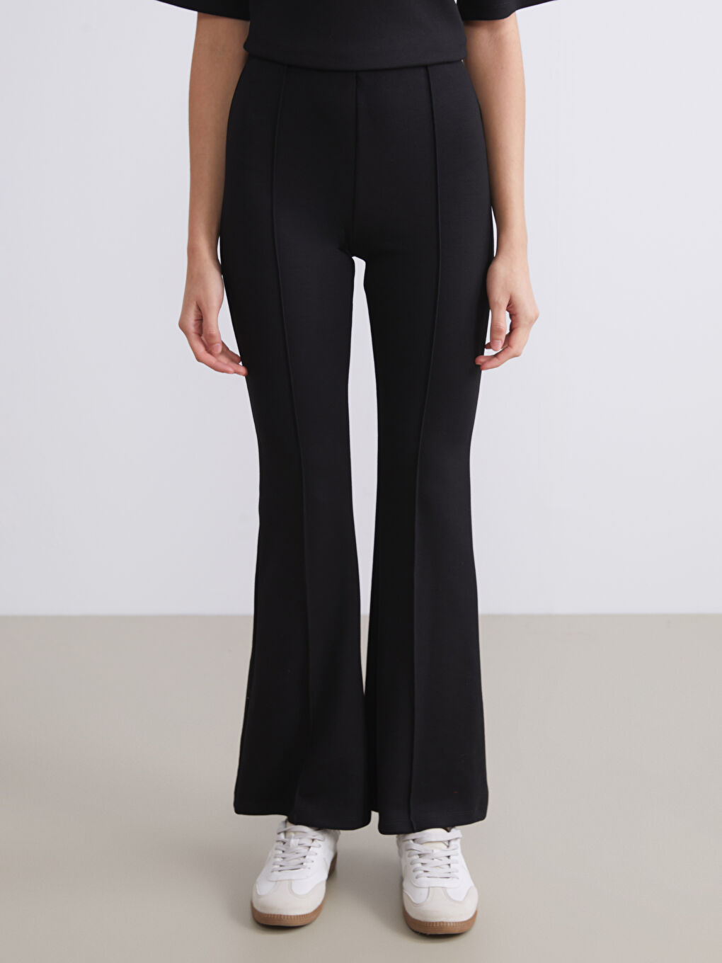 Elastic Waist Tights For Women-1