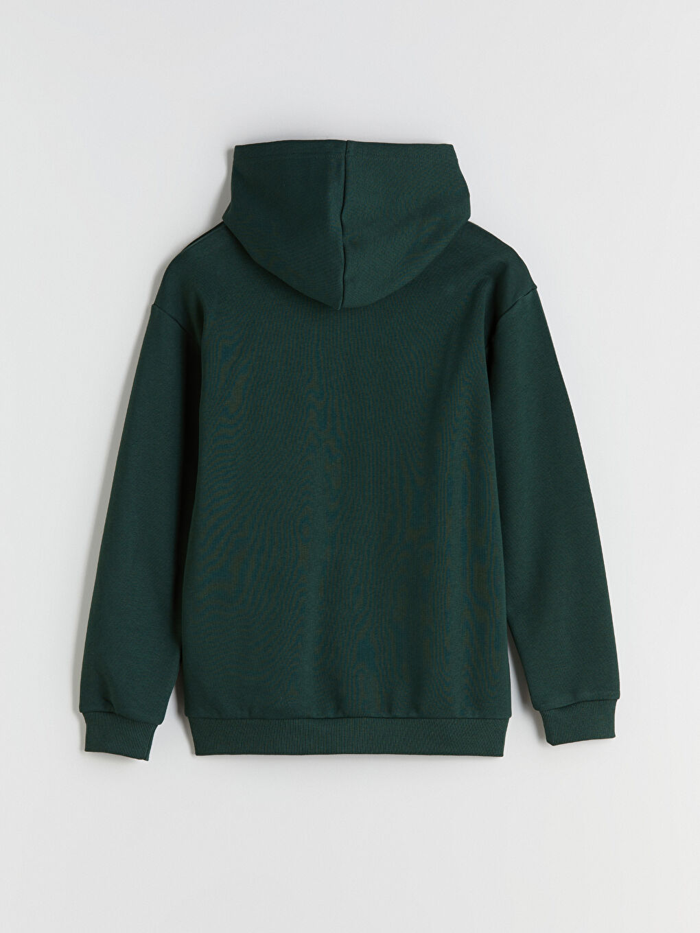 Yeşil Kapüşonlu Baskılı Erkek Çocuk Sweatshirt-1