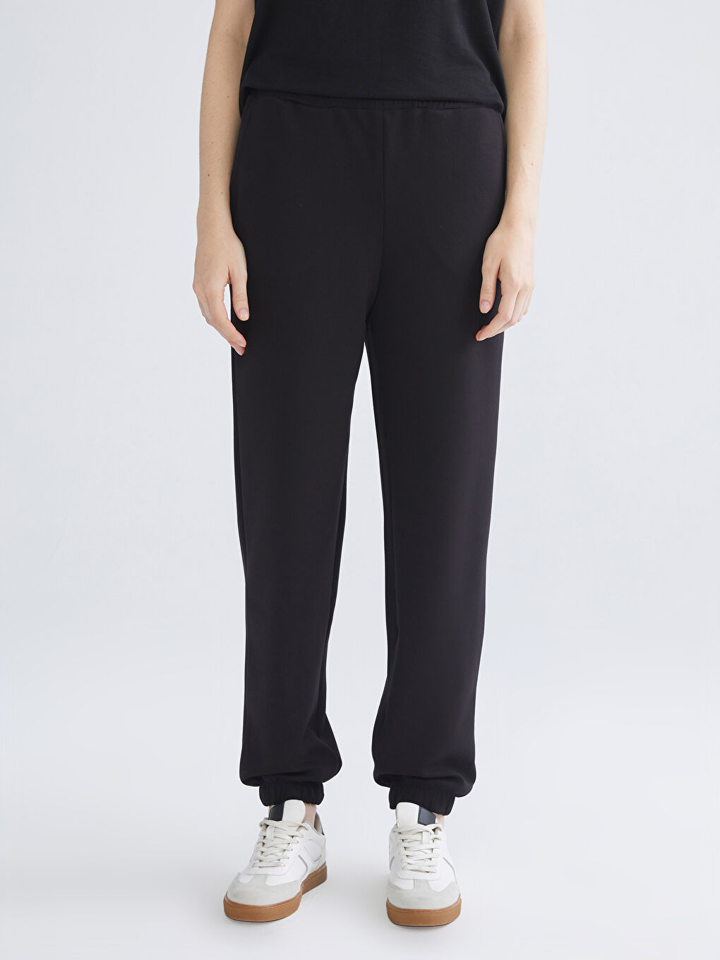 Женские спортивные штаны с эластичным поясом-1