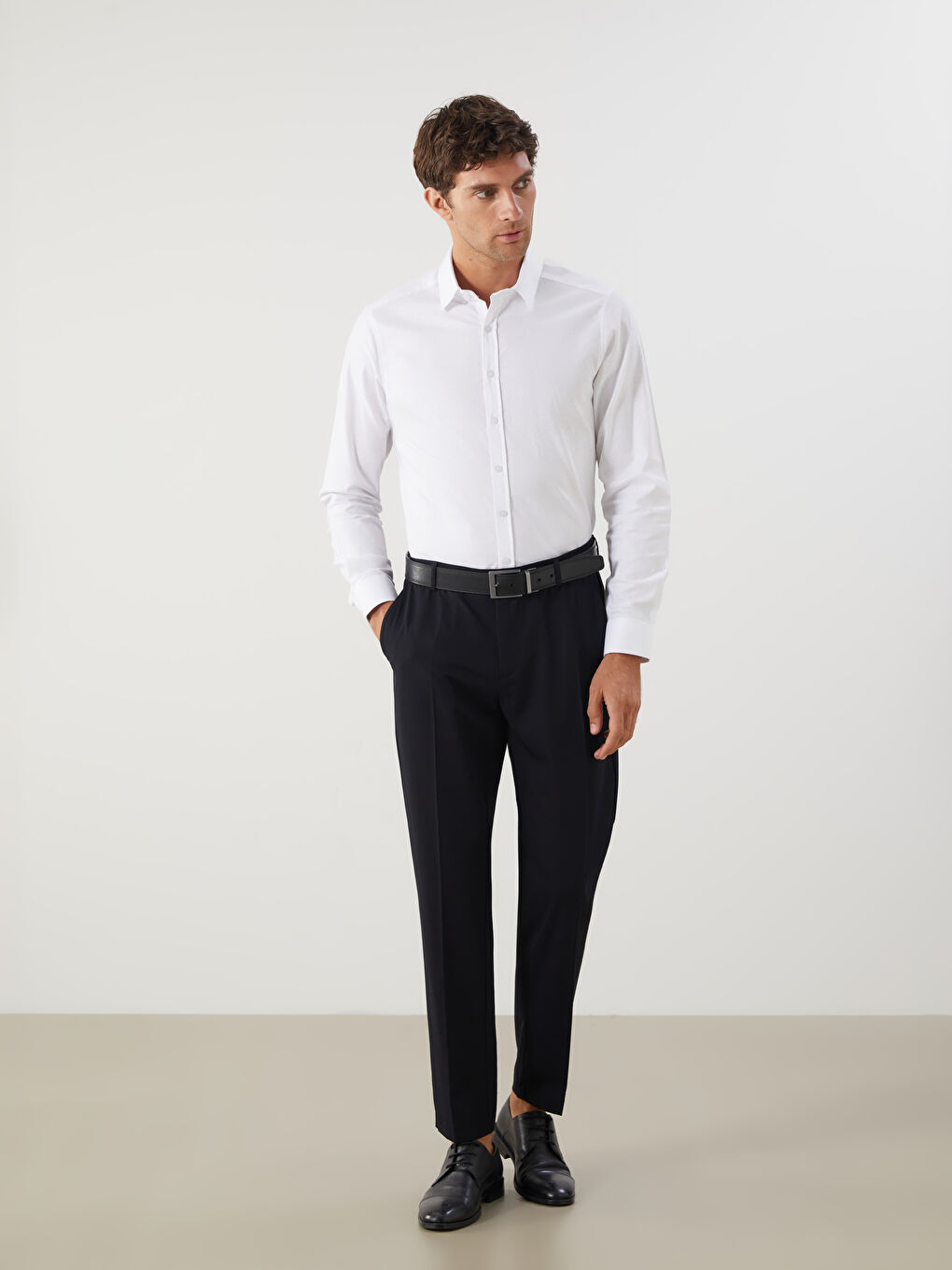 Men's Slim Fit Oxford Shirt-4