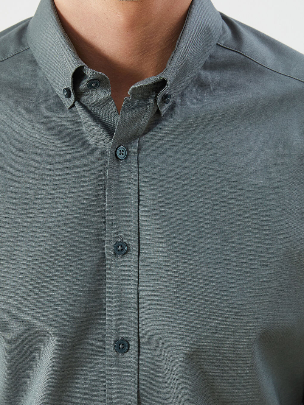 Men's Slim Fit Oxford Shirt-8