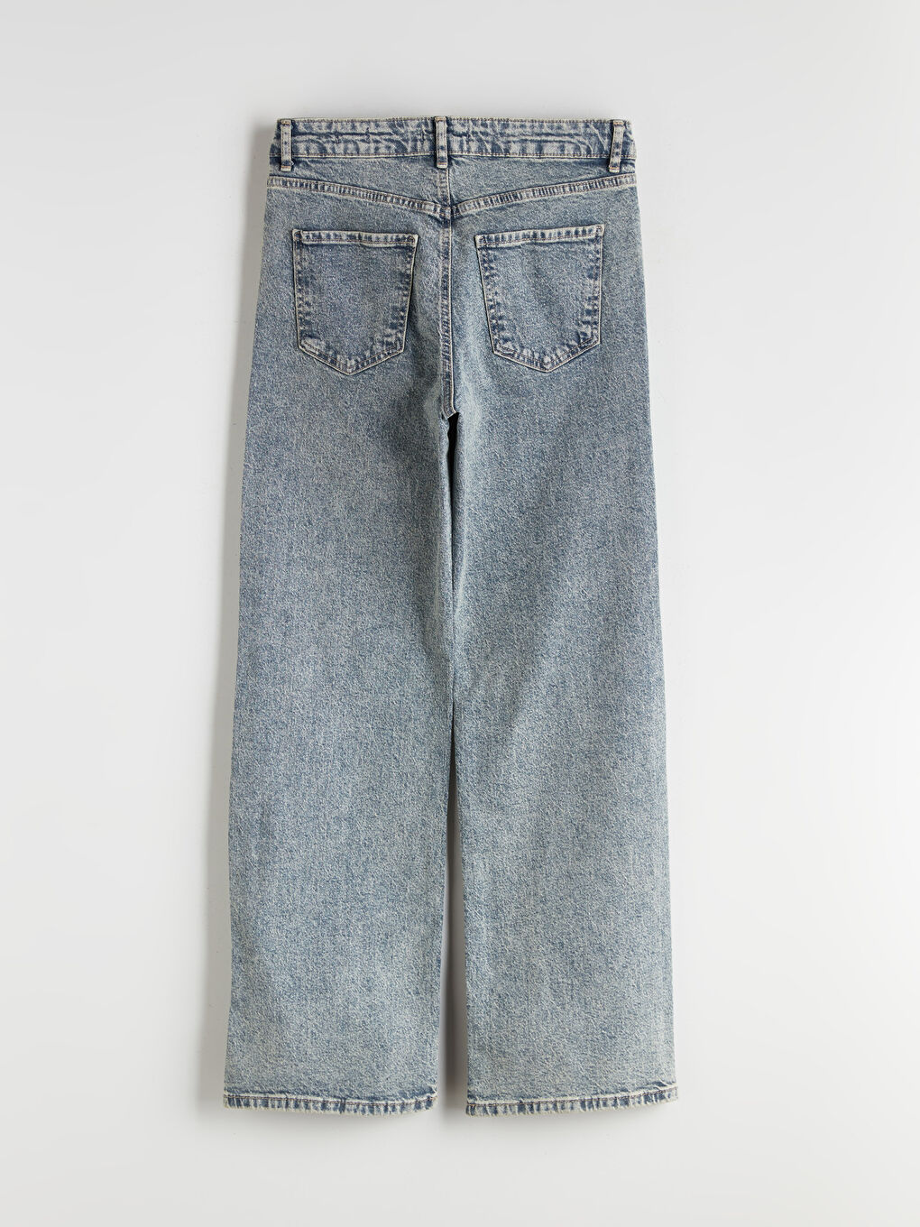 İndigo Straight Fit Kadın Jean Pantolon-5