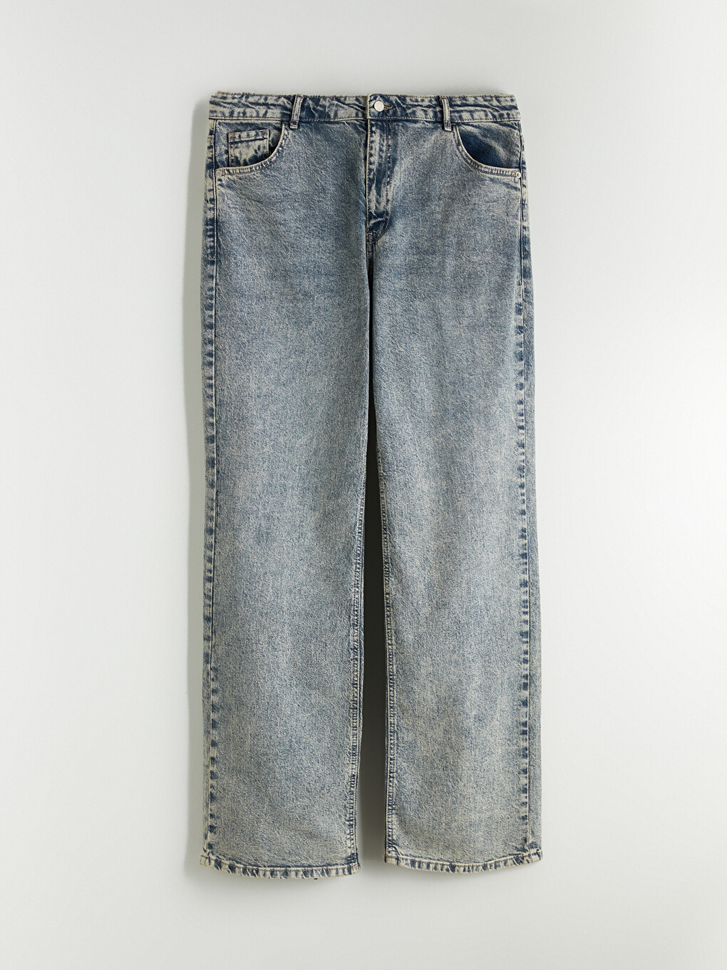 İndigo Straight Fit Kadın Jean Pantolon-4