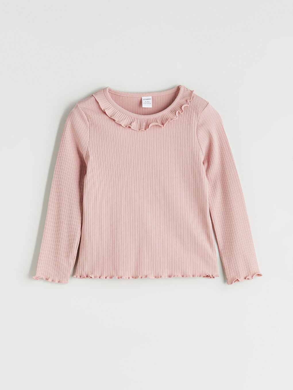LCW Kids Crew Neck Basic Girls' T-Shirt -W5IC75Z1-FHP