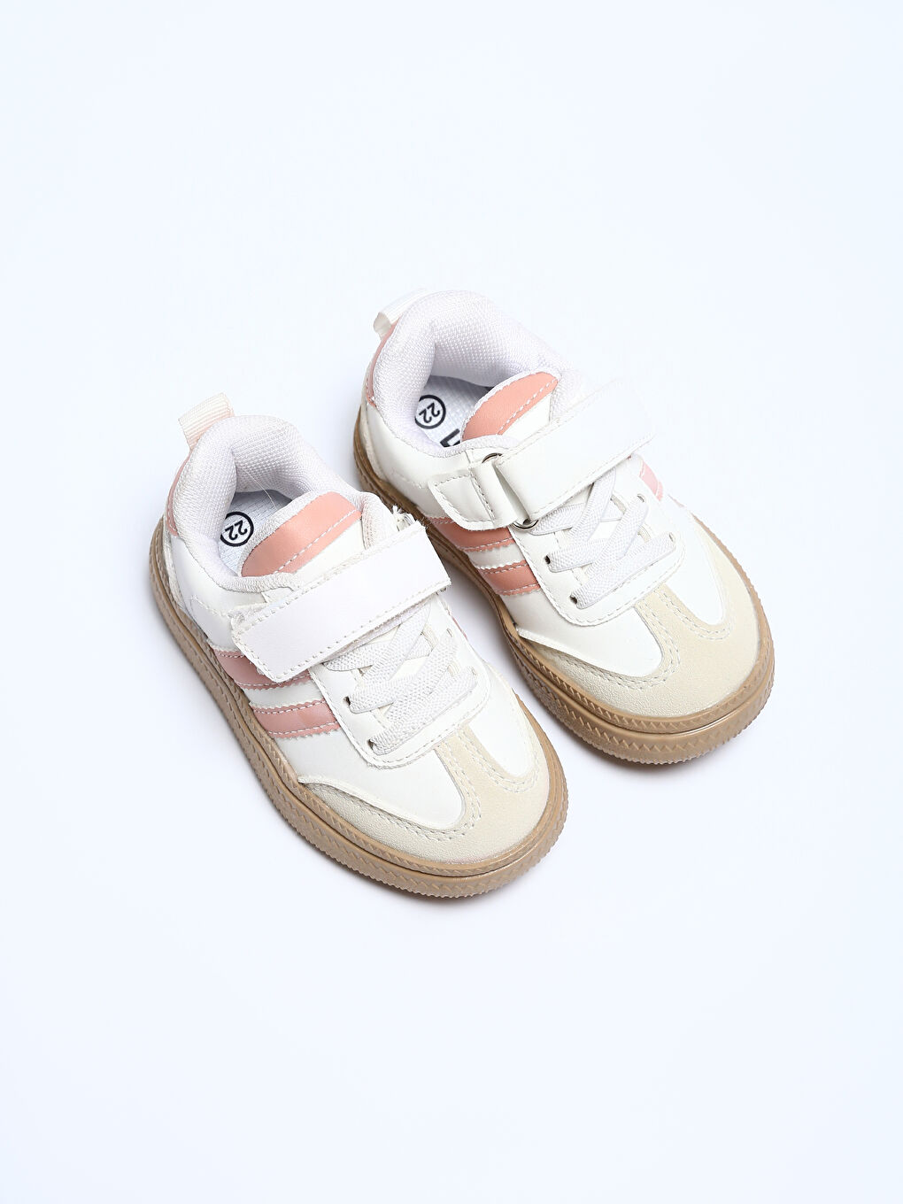 أحذية رياضية للبنات الرضع بشريط لاصق