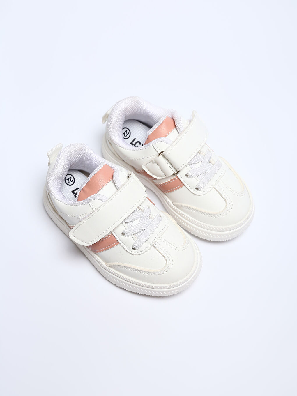 أحذية رياضية للبنات الرضع بشريط لاصق