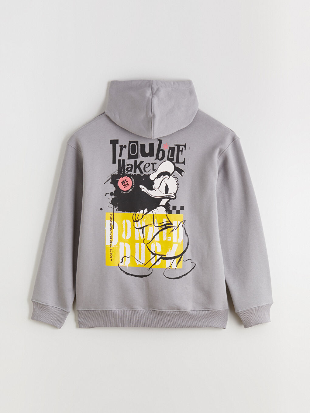 Sweatshirt à capuche GRIS Homme-6