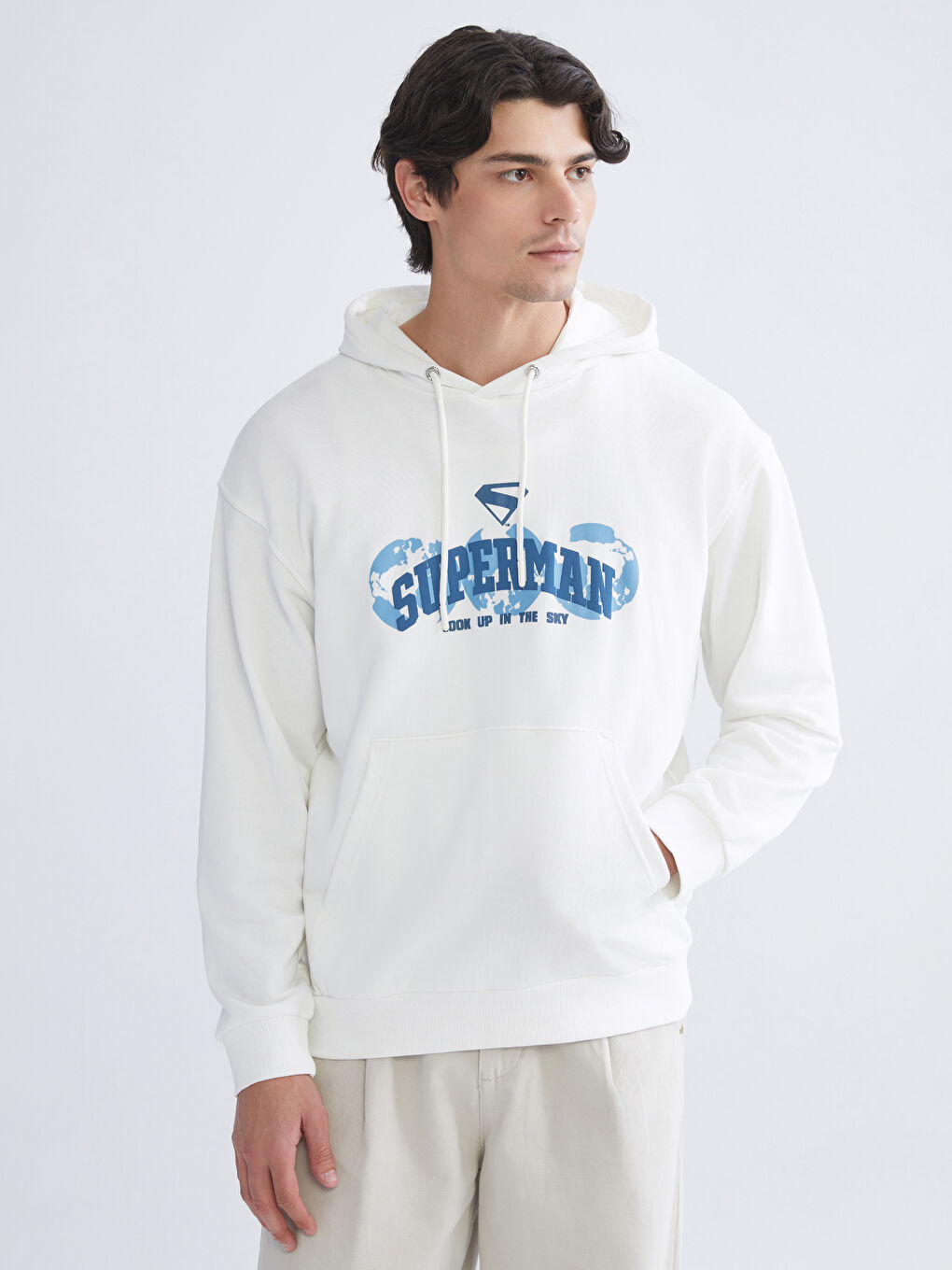 Long Sleeve Printed Men's Hoodie