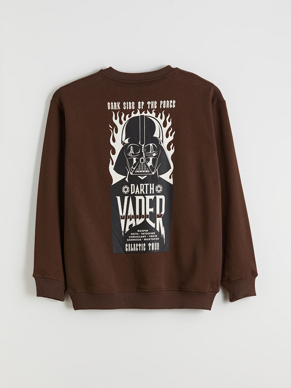 Crew Neck Long Sleeve Star Wars Printed Men's Sweatshirt-6