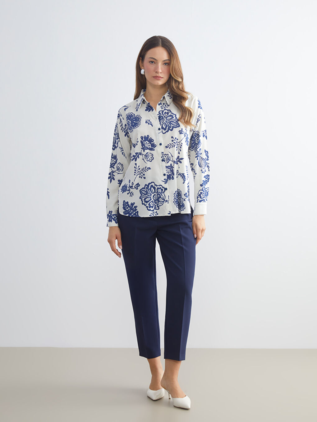 Floral Women's Shirt-1