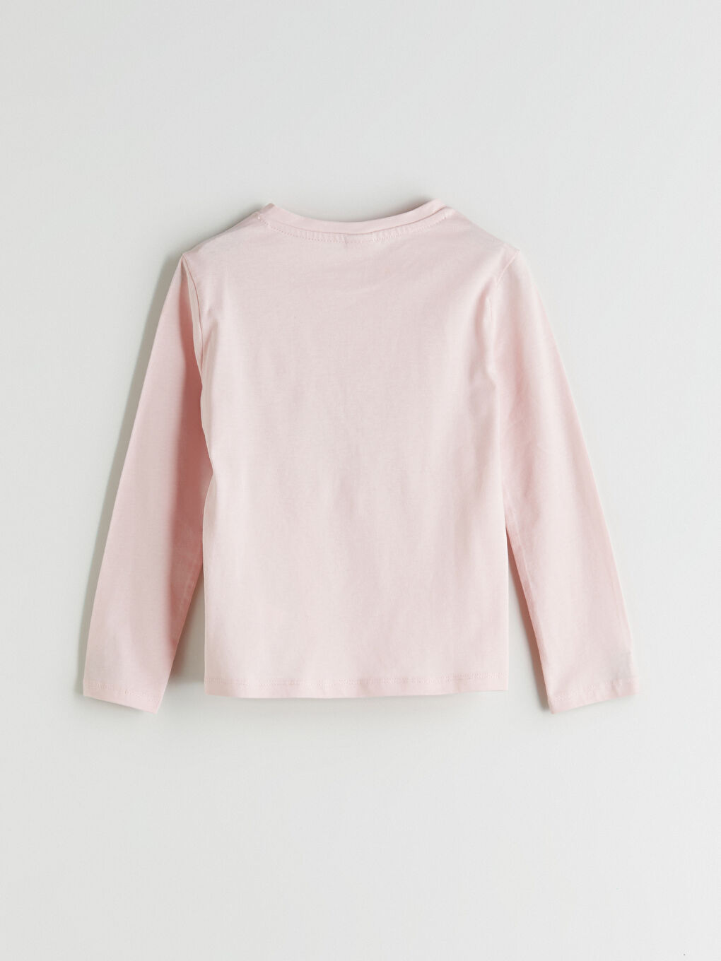 LCW ECO Crew Neck Stone Detailed Girls' T-Shirt -W5ID51Z4-G4V