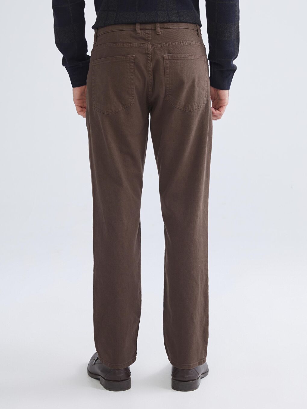 Kahverengi 779 Regular Fit Erkek Jean Pantolon-3