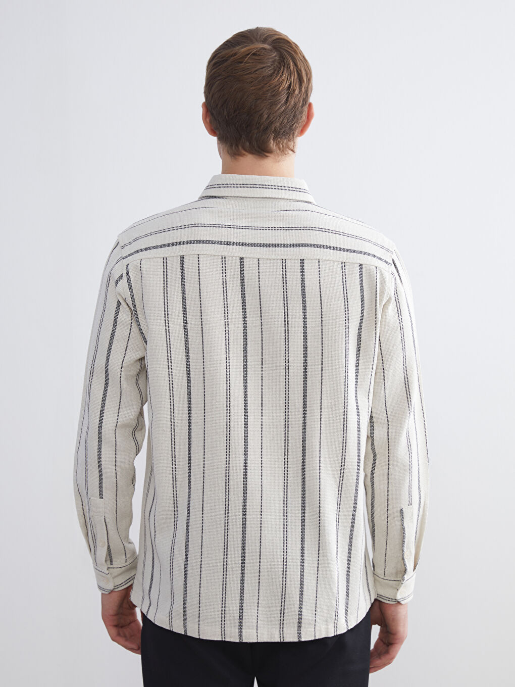 Regular Fit Striped Men's Shirt-3