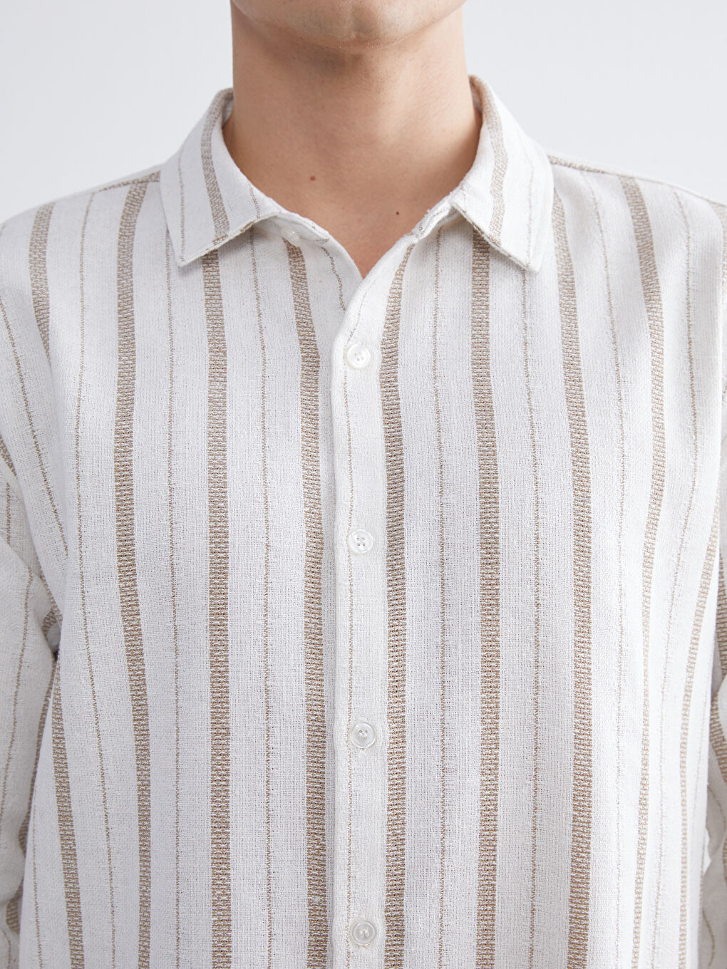 Regular Fit Striped Men's Shirt-2