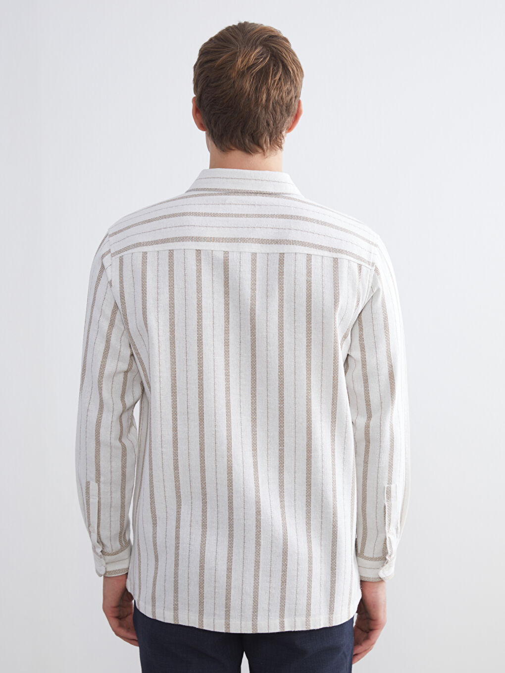 Regular Fit Striped Men's Shirt-3