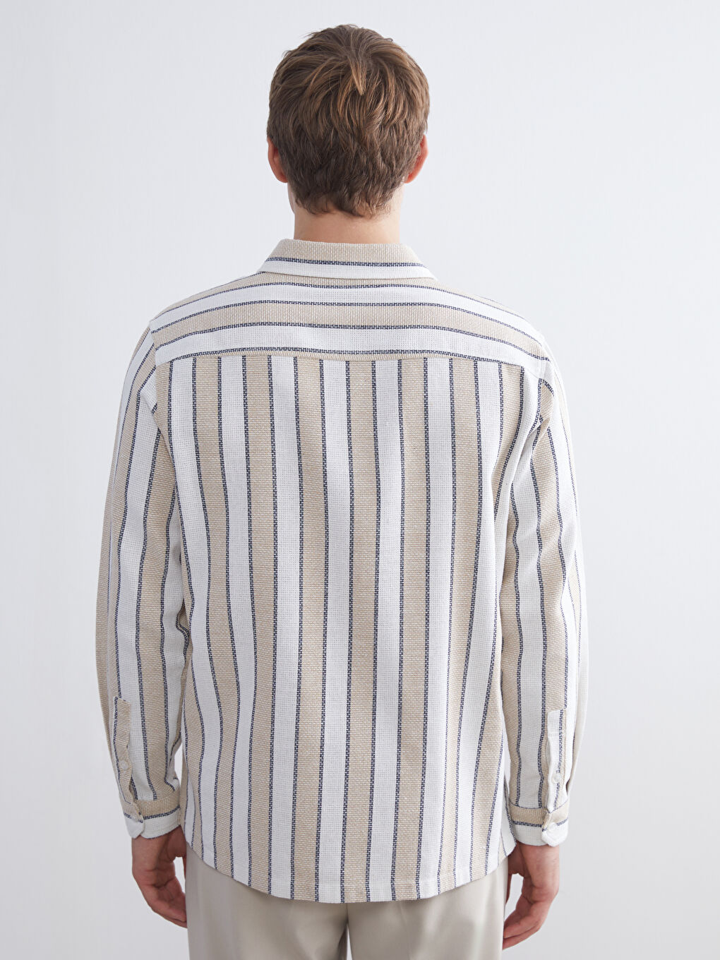 Regular Fit Striped Men's Shirt-3