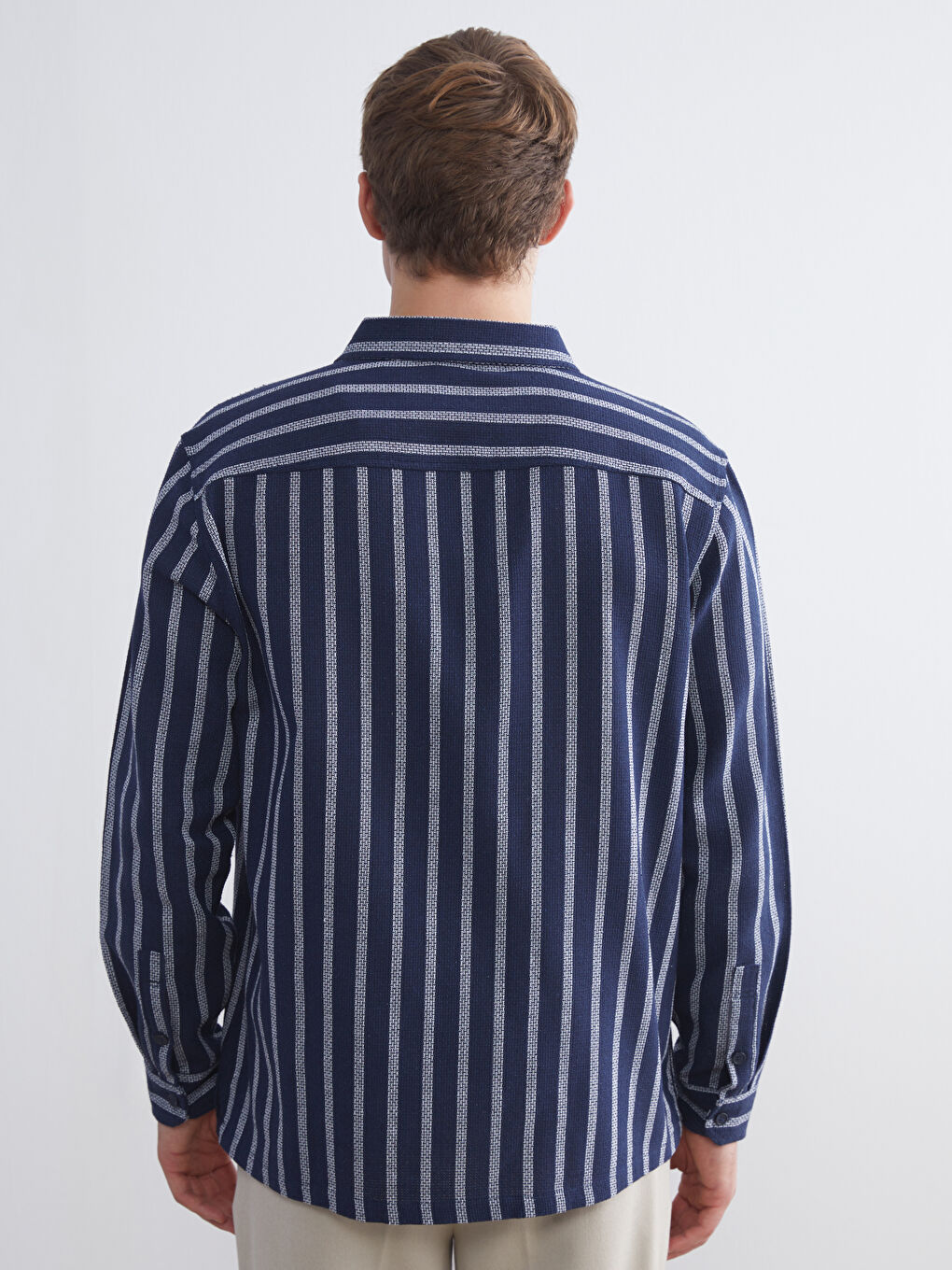 Regular Fit Striped Men's Shirt-3