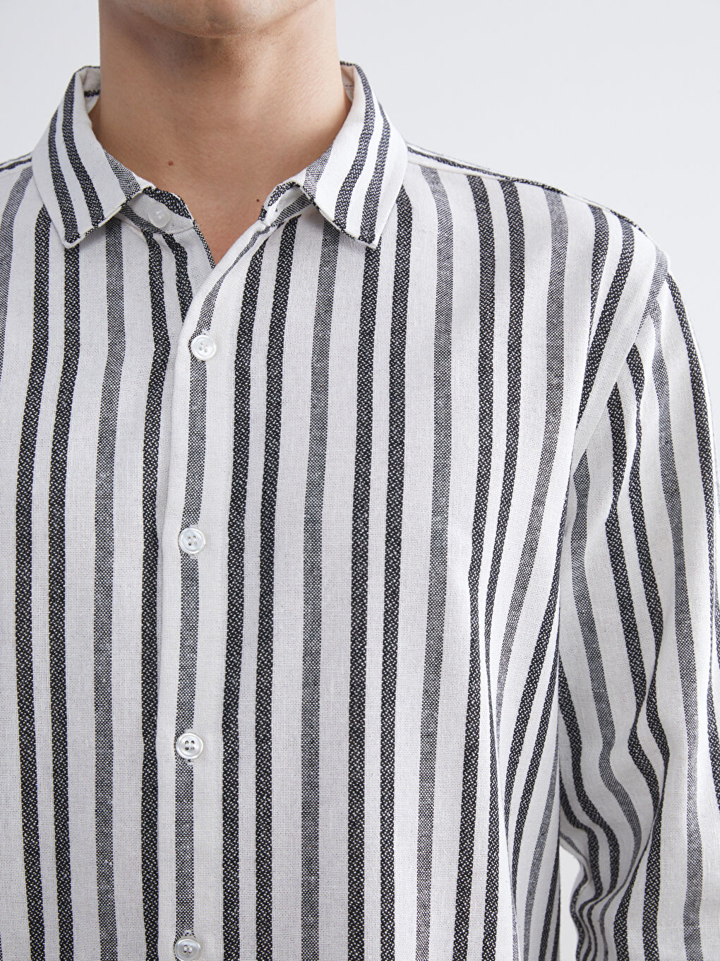 Regular Fit Striped Men's Shirt-2