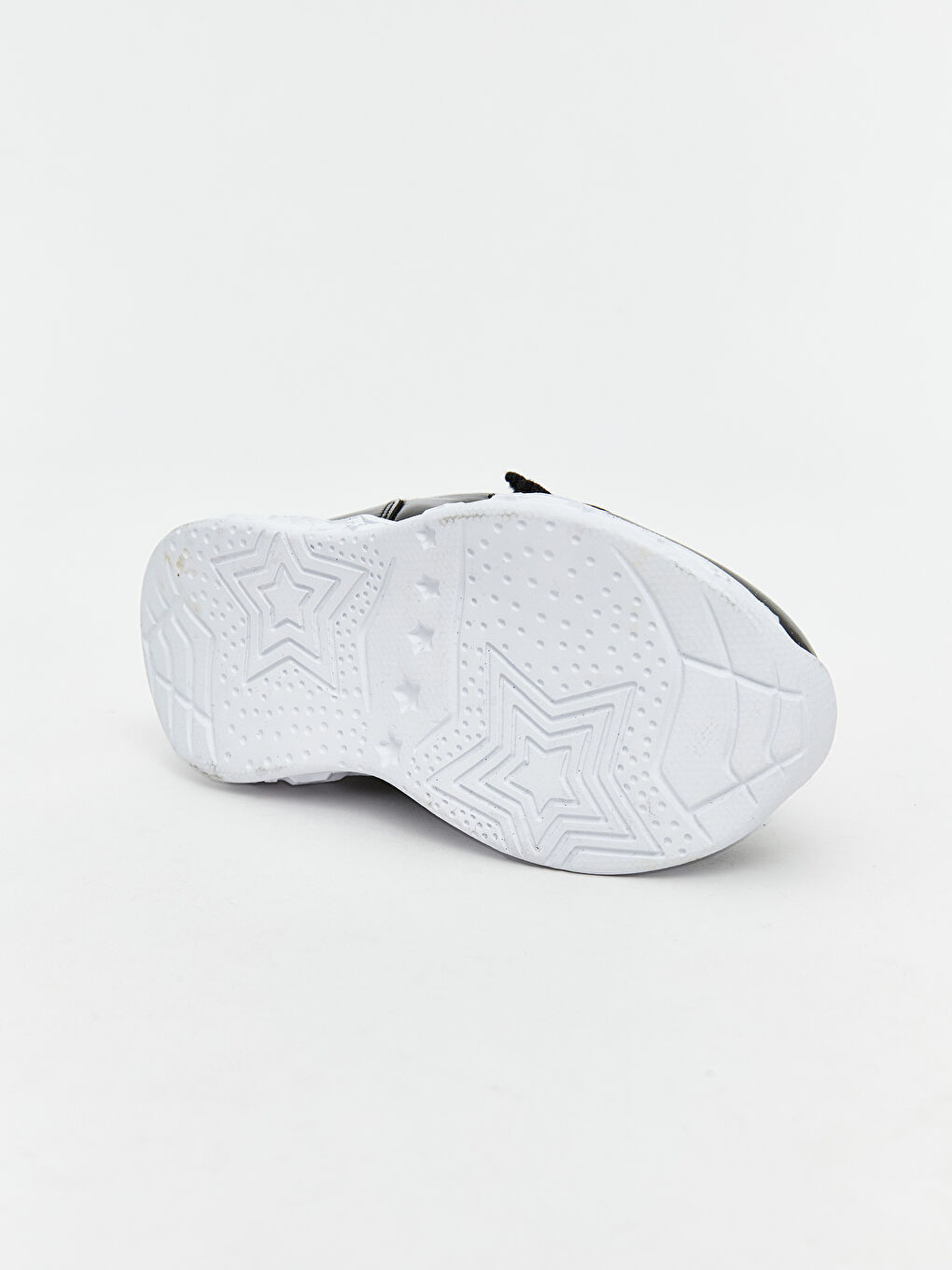 Siyah Cırt Cırtlı Tabanı Işıklı Kız Bebek Bot-4