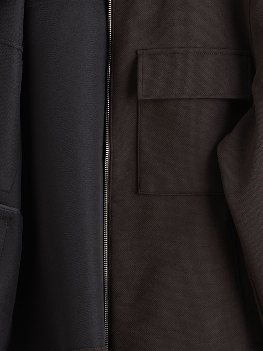 Kahverengi Bomber Yaka Uzun Kollu Erkek Ceket-6