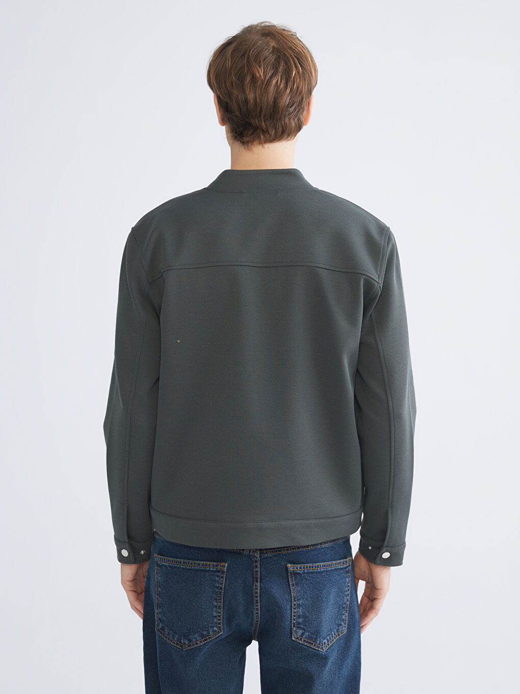 Petrol Bomber Yaka Uzun Kollu Erkek Ceket-3