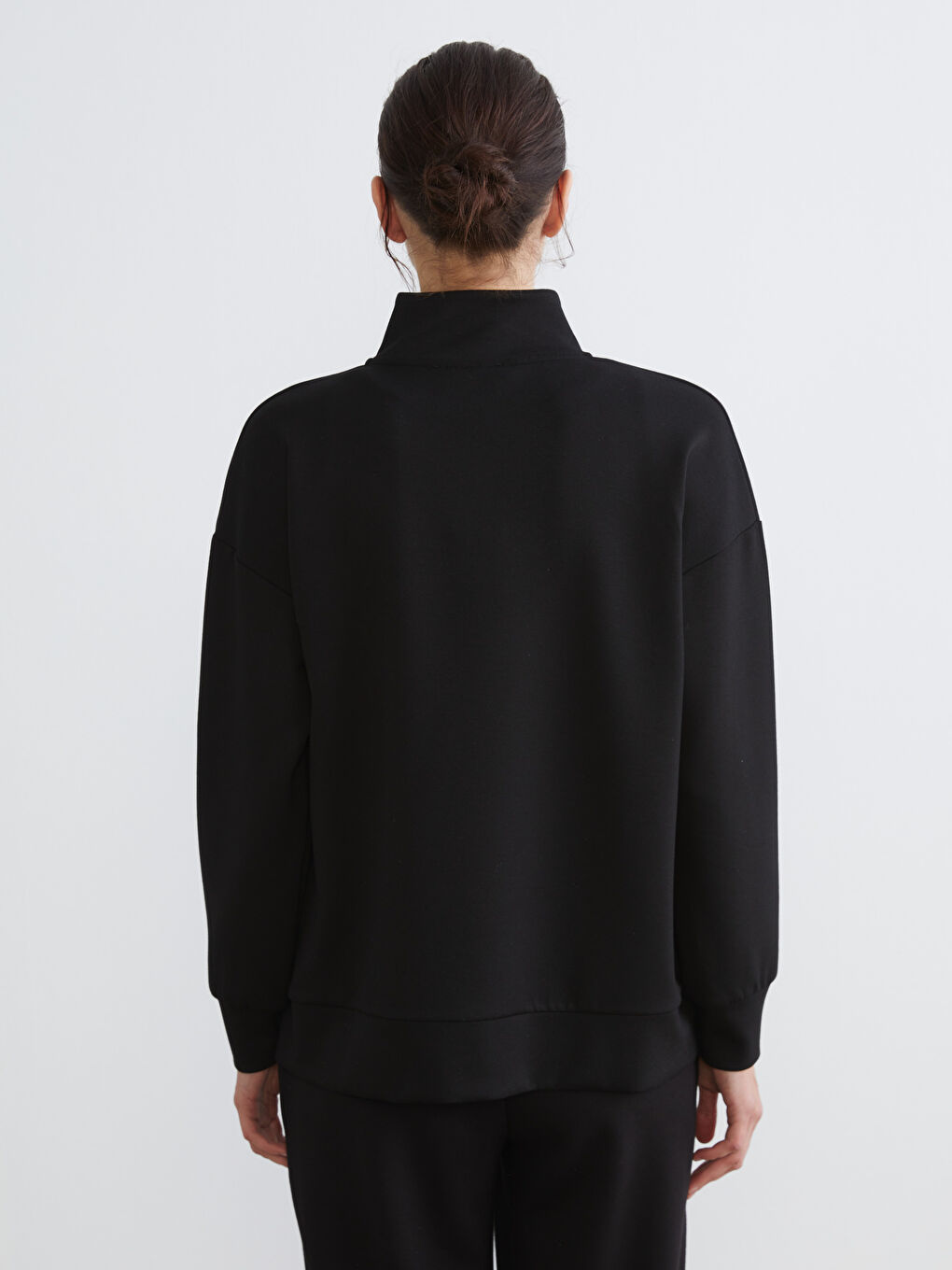 Funnel Neck Women's Sweatshirt-7