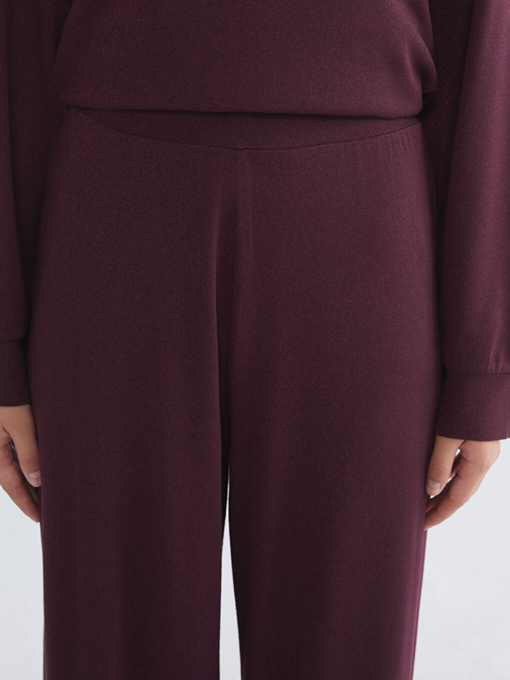 Woman BORDEAUX Sweatpants-2