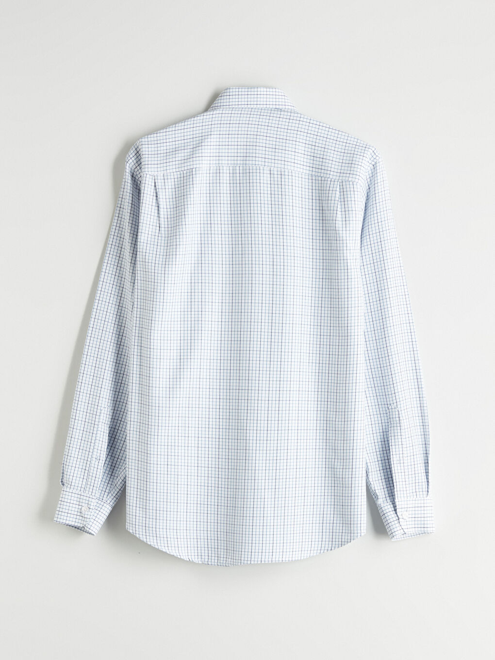 LCWAIKIKI Formal Regular Fit Long Sleeve Plaid Gabardine Men's Shirt -W5ID99Z8-LN6
