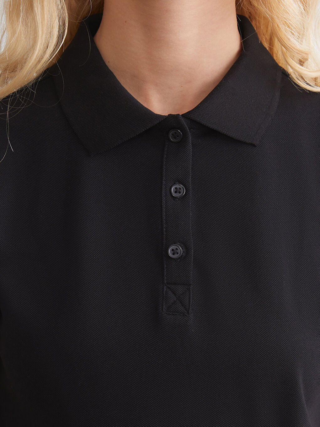 T-shirt pour Femmes en Piqué à Col roulé-5
