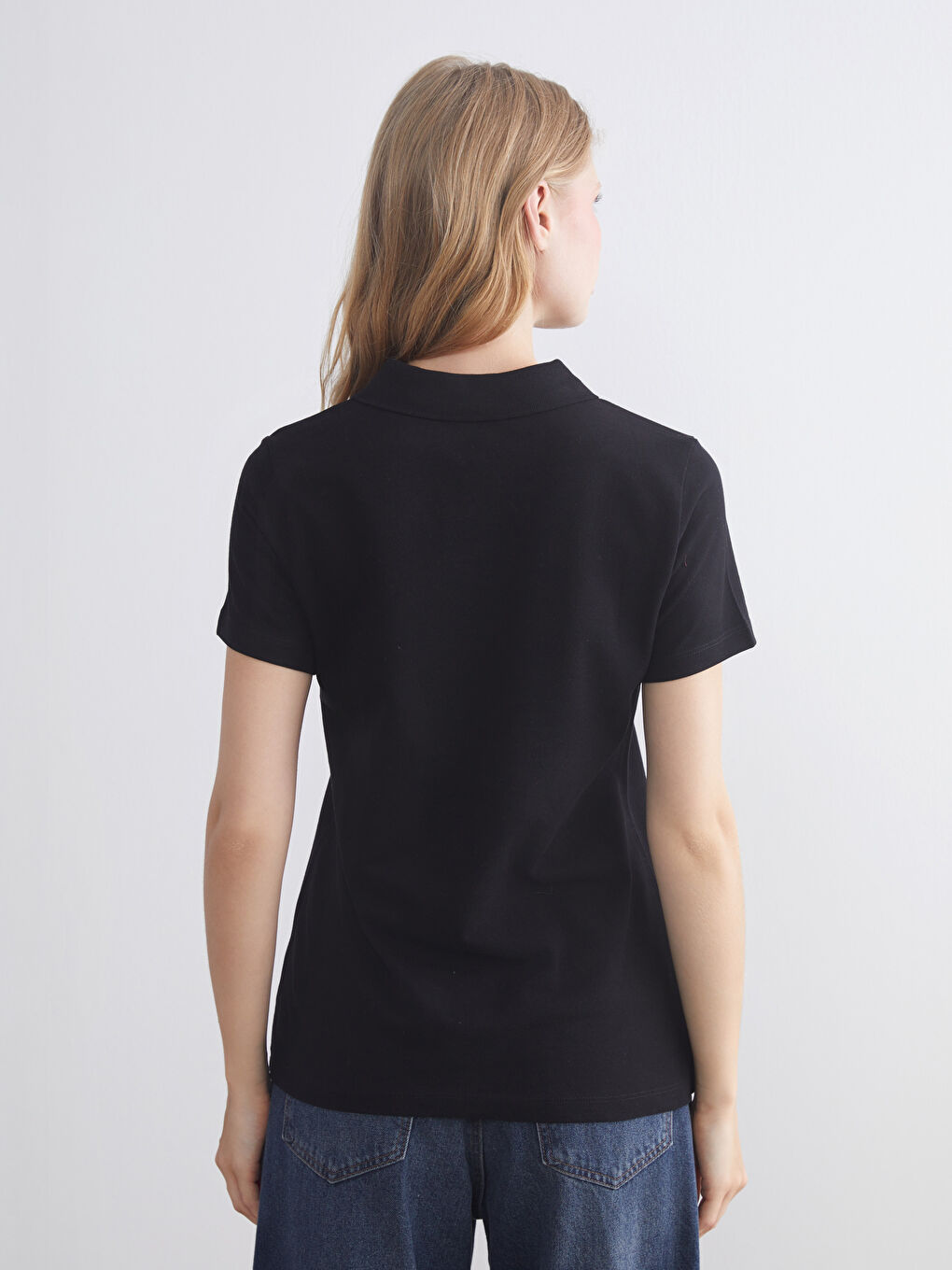 T-shirt pour Femmes en Piqué à Col roulé-6