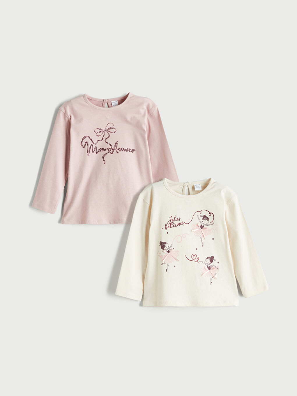 LCW Kids Crew Neck Printed Girls' T-Shirt -W5IE15Z1-FF7