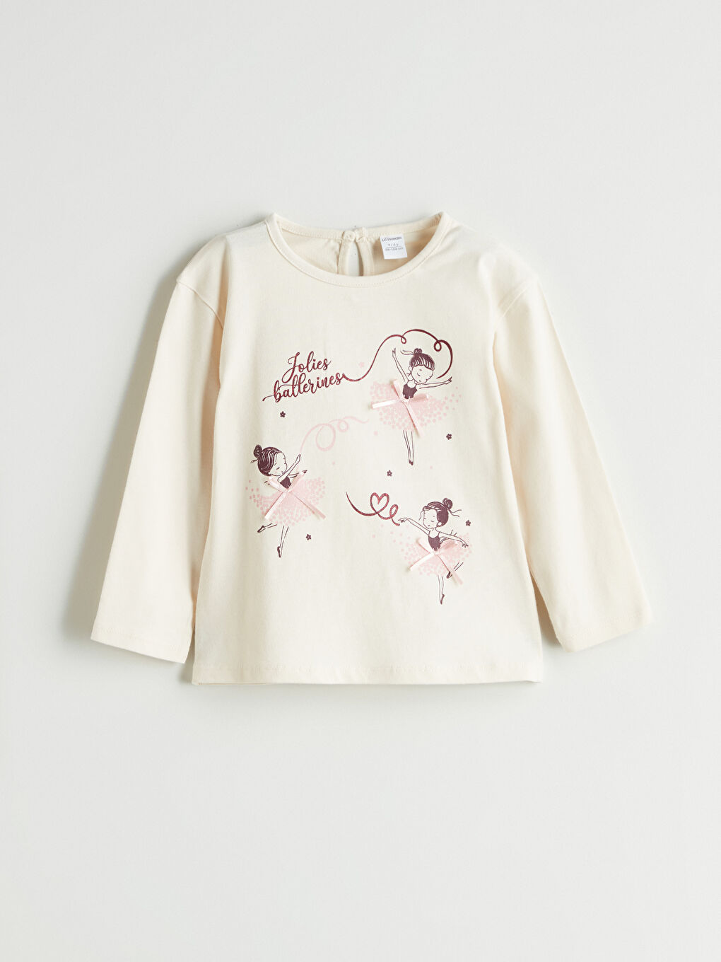 LCW Kids Crew Neck Printed Girls' T-Shirt -W5IE15Z1-FF7