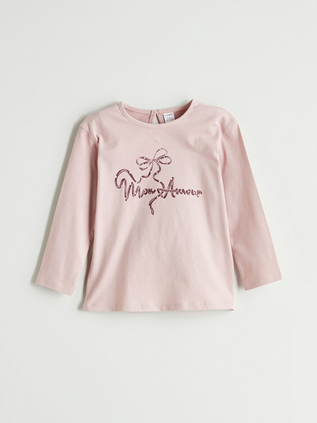 LCW Kids Crew Neck Printed Girls' T-Shirt -W5IE15Z1-FF7