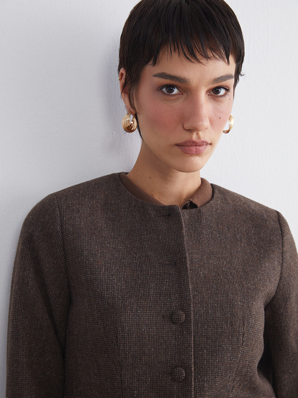 Woman BROWN Jacket-2