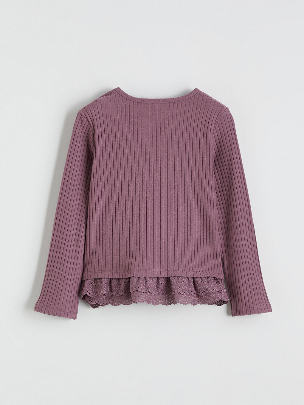 Crew Neck Girls' T-Shirt and Tights-3