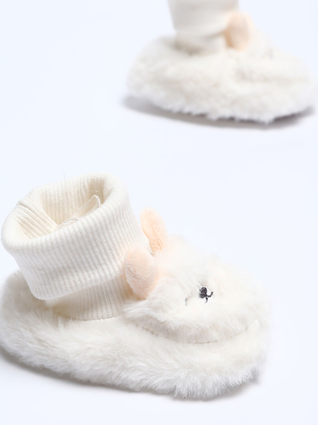 Botte Chaussette Maison pour Filles Bébé en Peluche avec Motif Ours-4