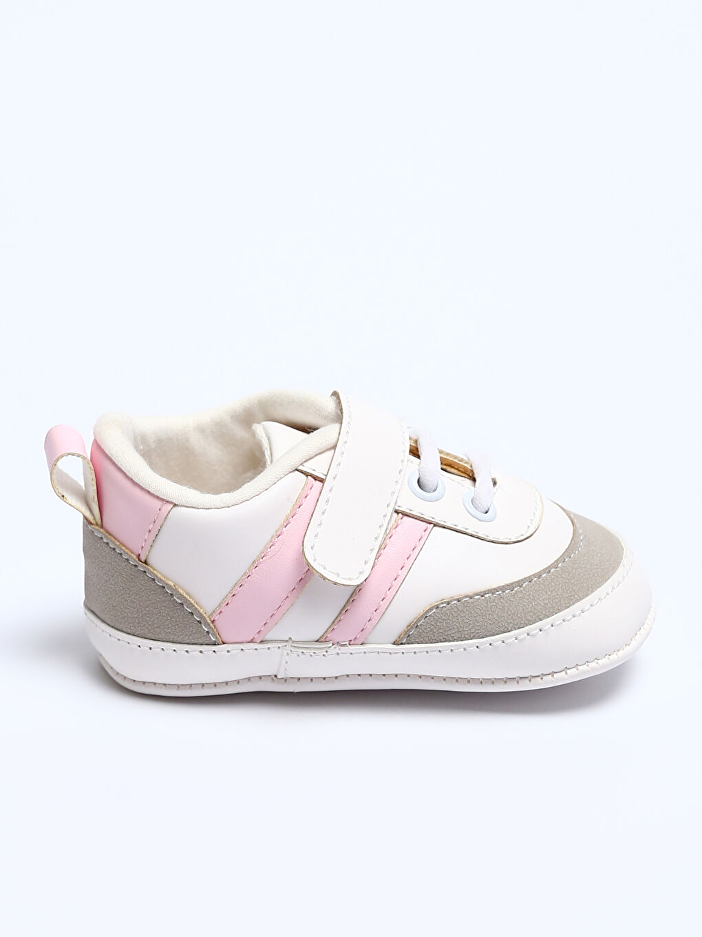 Laces & Hook-and-Loop Baby Girls' Pre-Walking Shoes-1