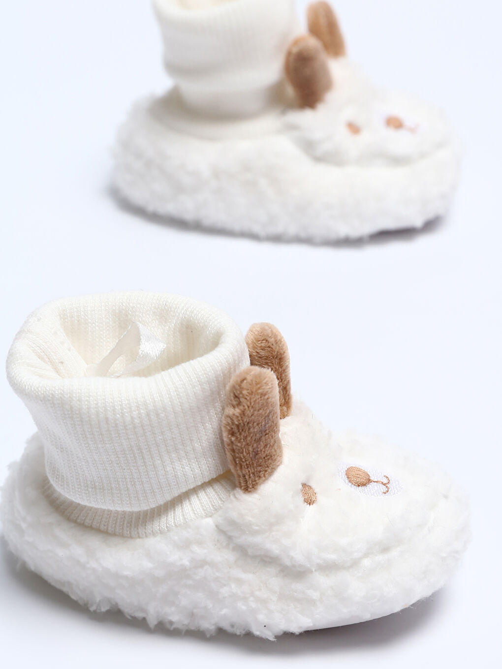 Baby Boy WHITE Slipper Boots-2