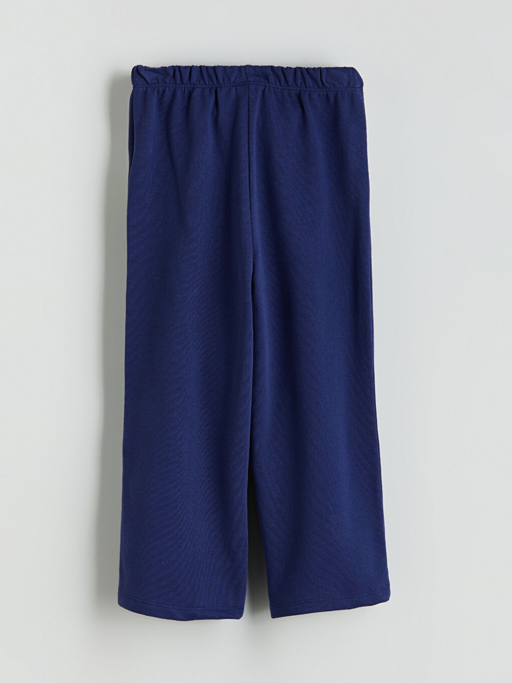 Lacivert Geniş Paça Kız Çocuk Eşofman Altı-1