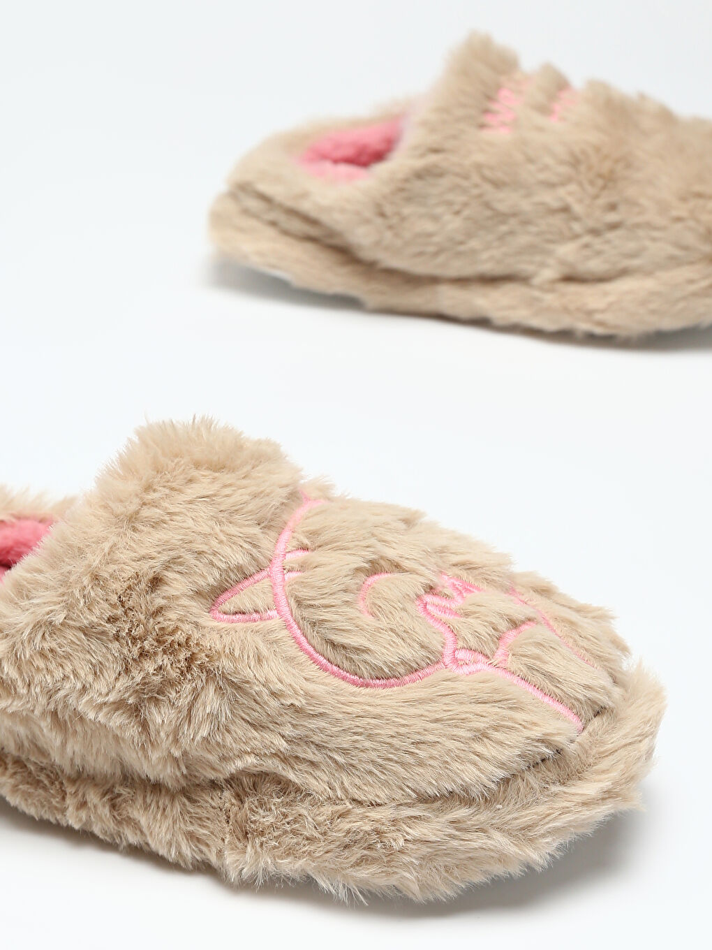 Animal Embroidered Girls' Home Slippers-2
