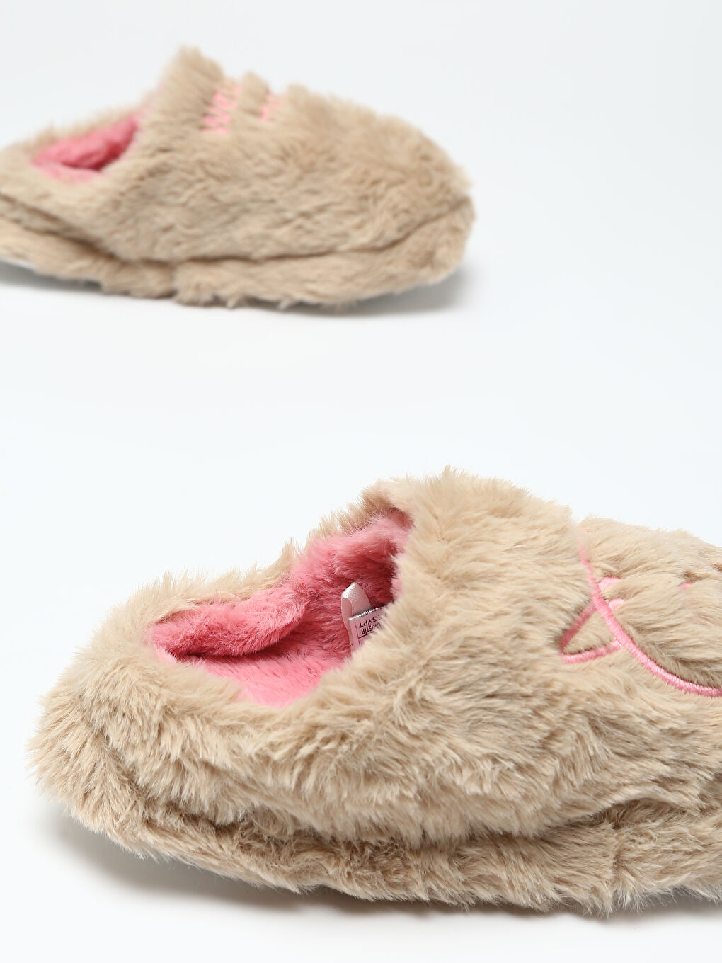 Animal Embroidered Girls' Home Slippers-4