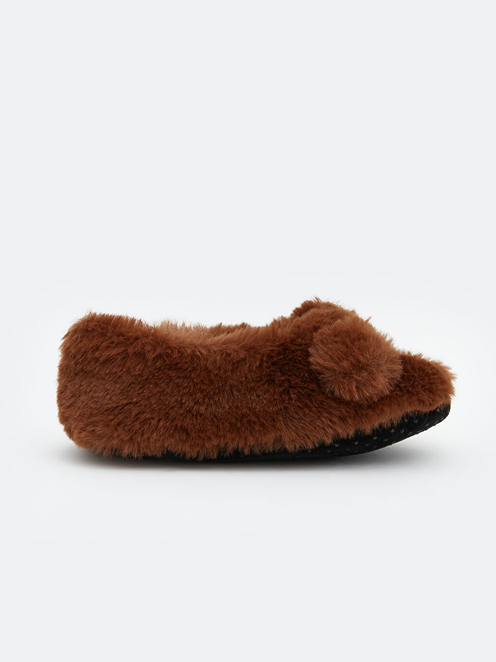Animal Figured Plush Baby Boys' Slippers-1