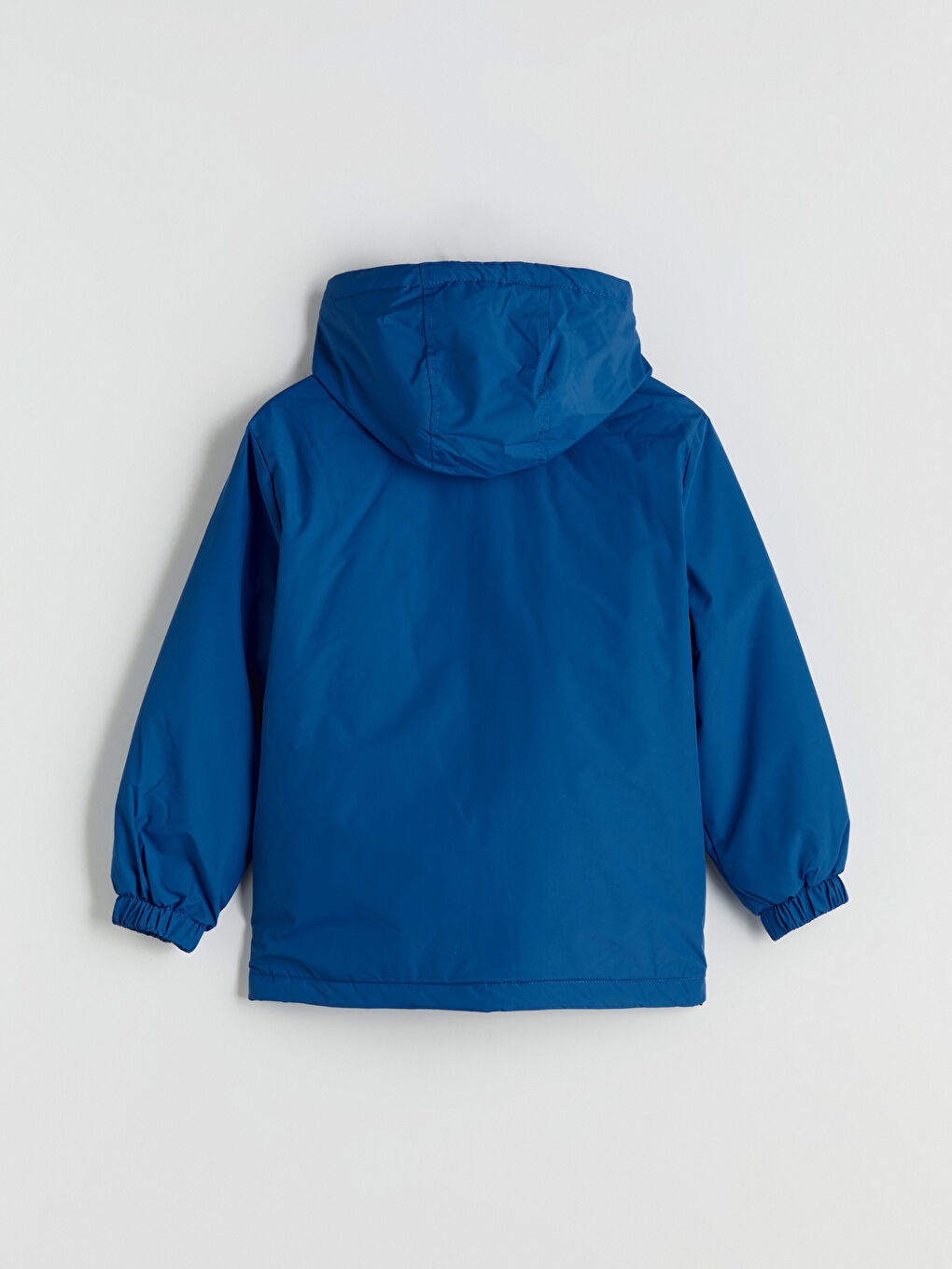 Mavi Kapüşonlu Erkek Çocuk Mont-2