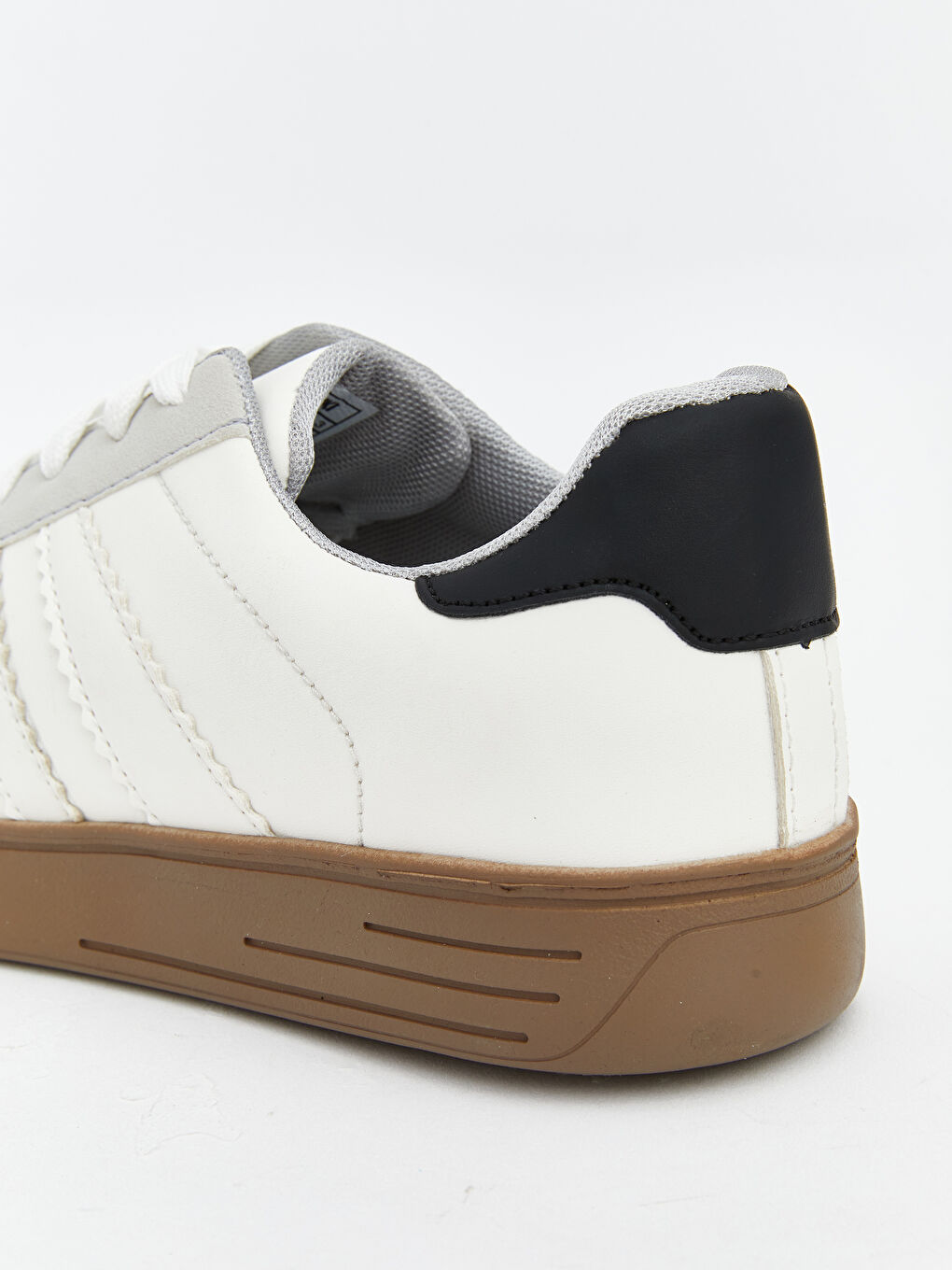 Lace-up Faux Leather Women's Sneakers-4