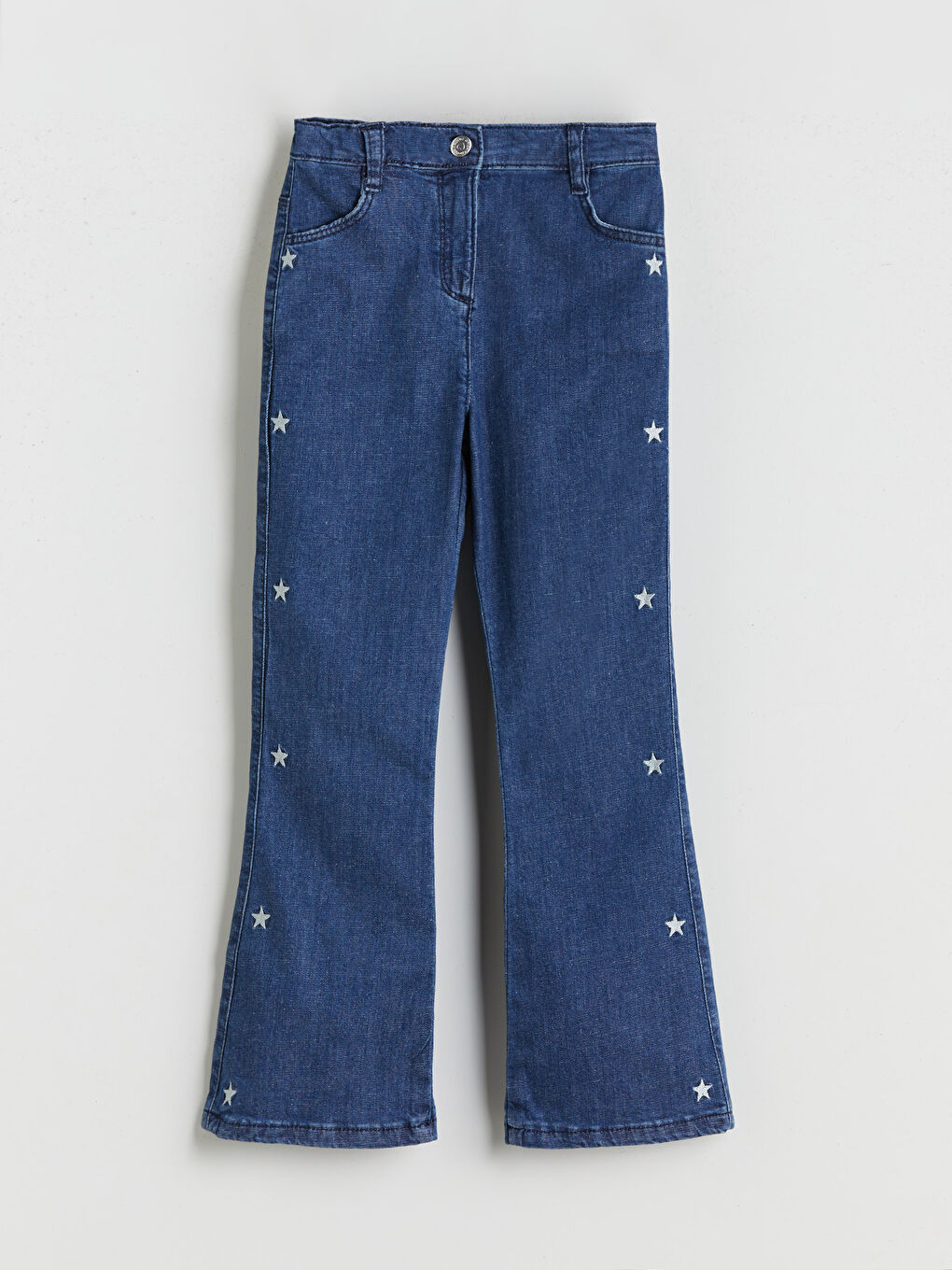 Printed Wide Leg Girl Jeans