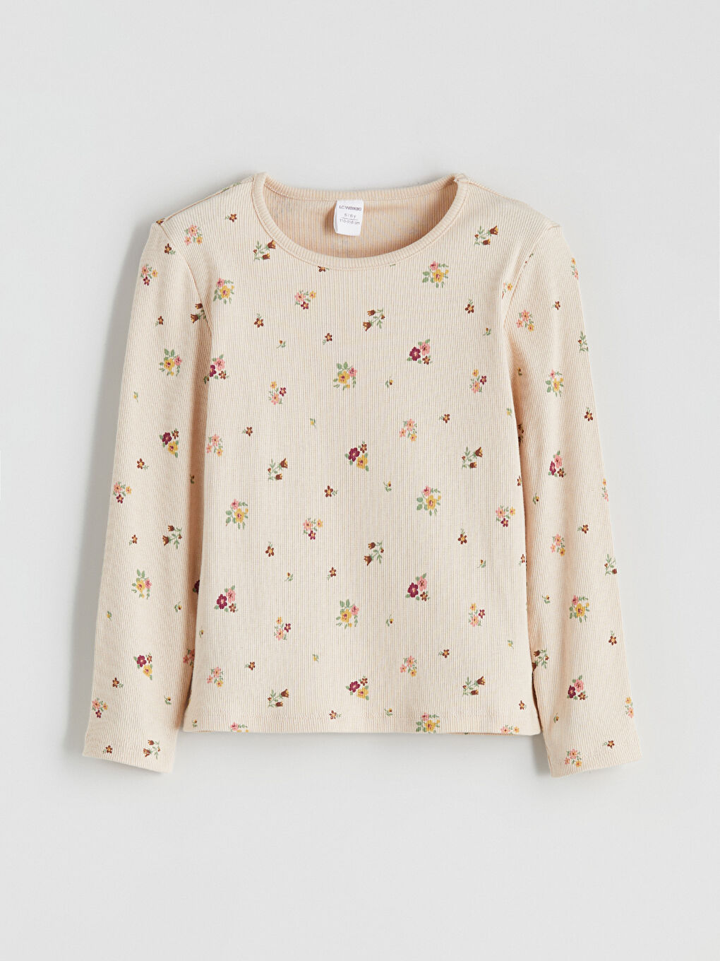 LCW Kids Crew Neck Girls' T-Shirt Set (2 Pieces) -W5IF77Z1-LQB