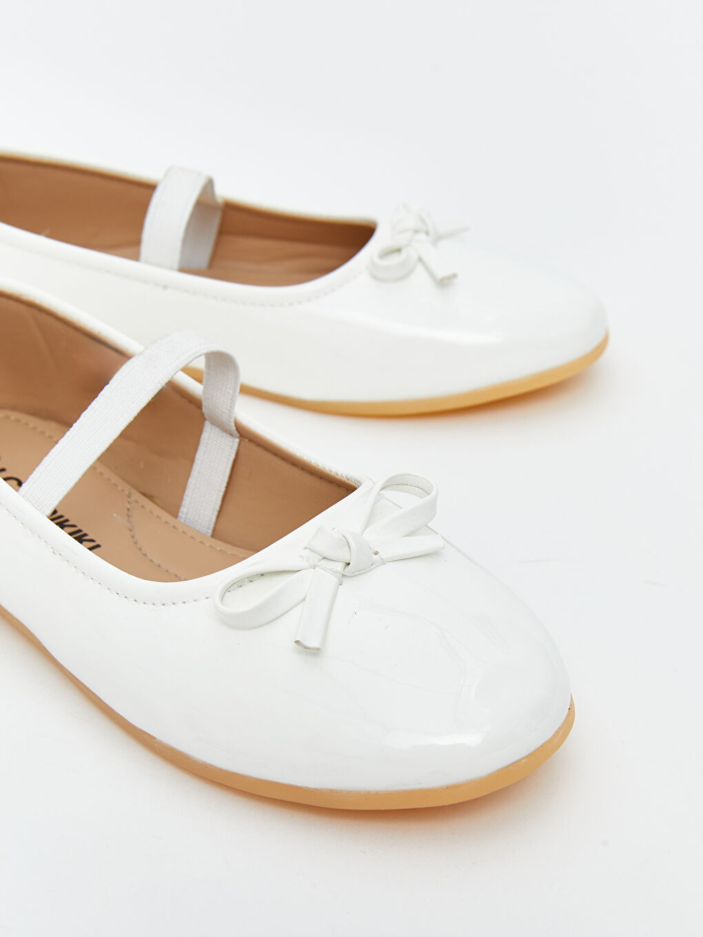 باليرينا مسطحة للبنات الرضع بتفاصيل فيونكة-2